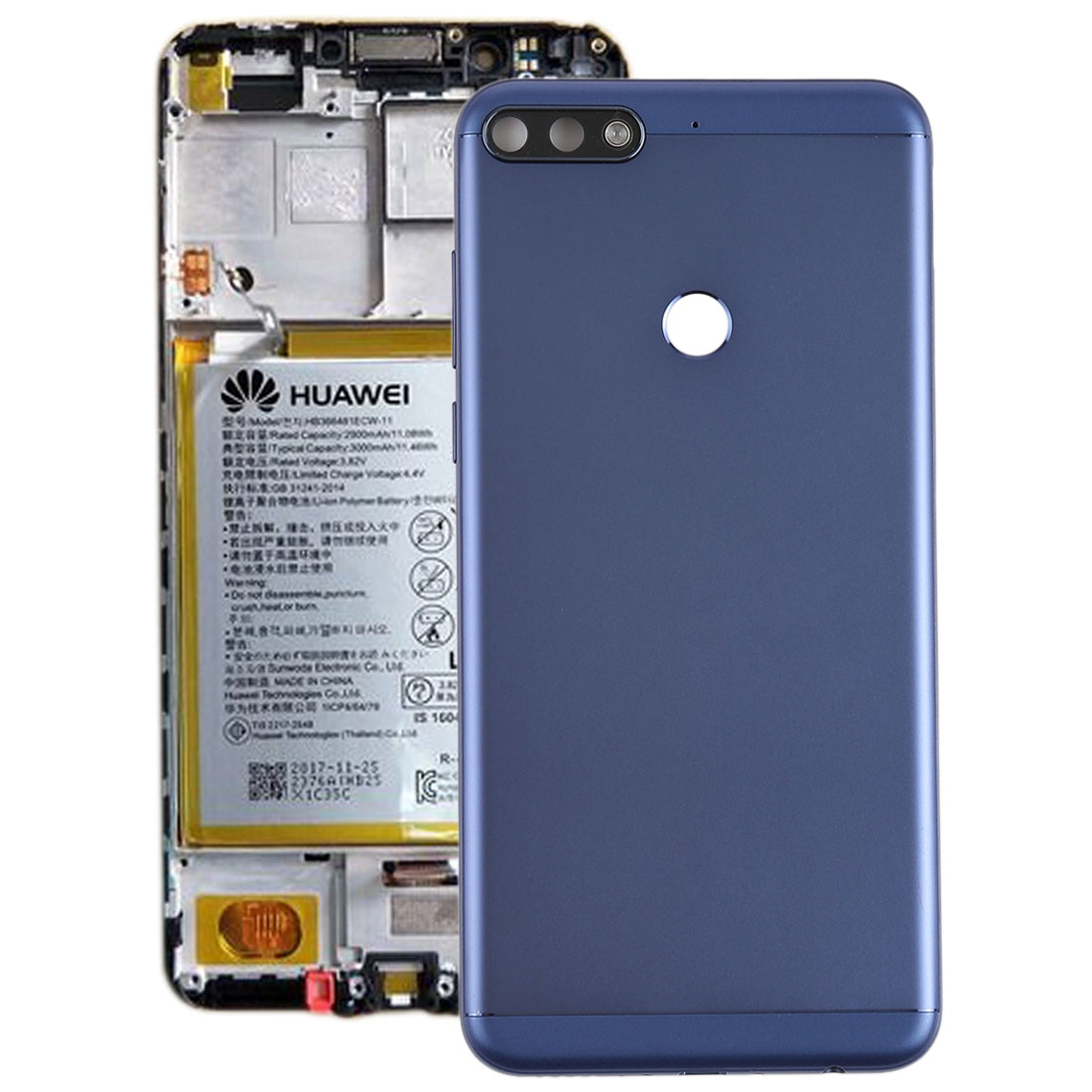 درب پشت هواوی Back Cover Huawei Honor 7C , 5.7 Blue