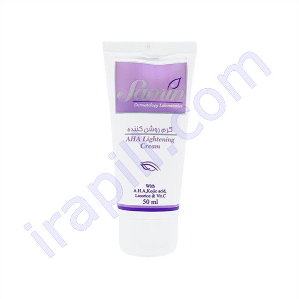 کرم روشن کننده AHA ثمین 50 میلی لیتر