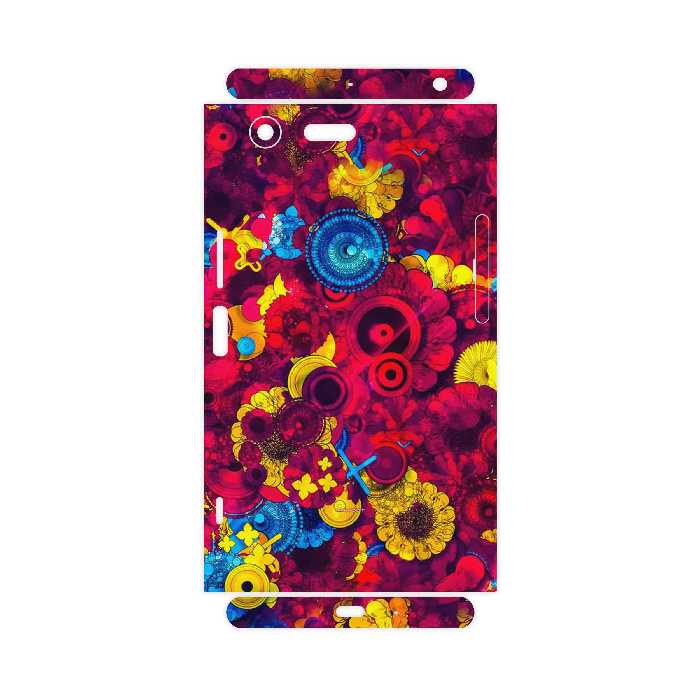 برچسب پوششی ماهوت مدل Vector Flower Garden Digital Art-FullSkin مناسب برای گوشی موبایل سونی Xperia XZ Premium