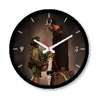 ساعت دیواری بزرگ راویتا طرح لئون ماتیلدا کد 3594