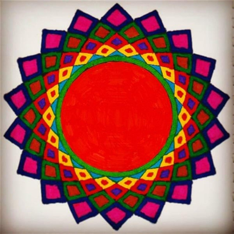 تابلو نقاشی ماندالا کد 3