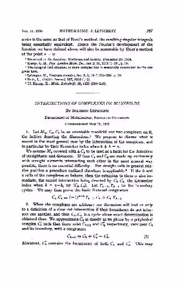 خرید و دانلود نسخه کامل کتاب Intersections of Complexes on Manifolds