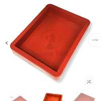 قالب کیکس سیلیکونی دسر مستطیل 