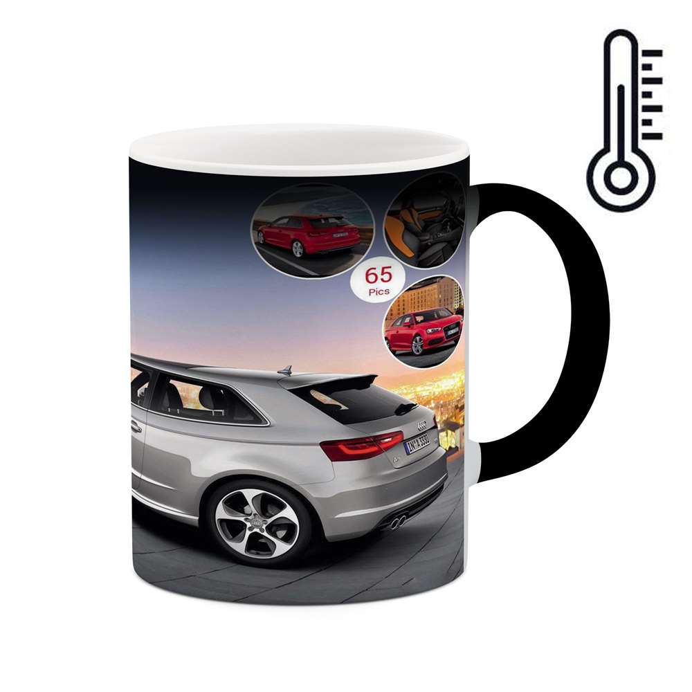 ماگ حرارتی طرح ماشین Audi A3 مدل mgph15175