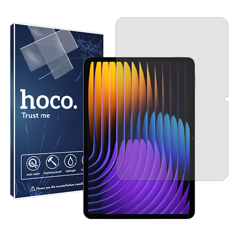گلس تبلت شیائومی Pad 7 مدل نانو هیدروژل شفاف برند هوکو کد XL