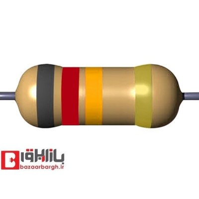 مقاومت 82 کیلو اهم 1/4 وات 5 درصد