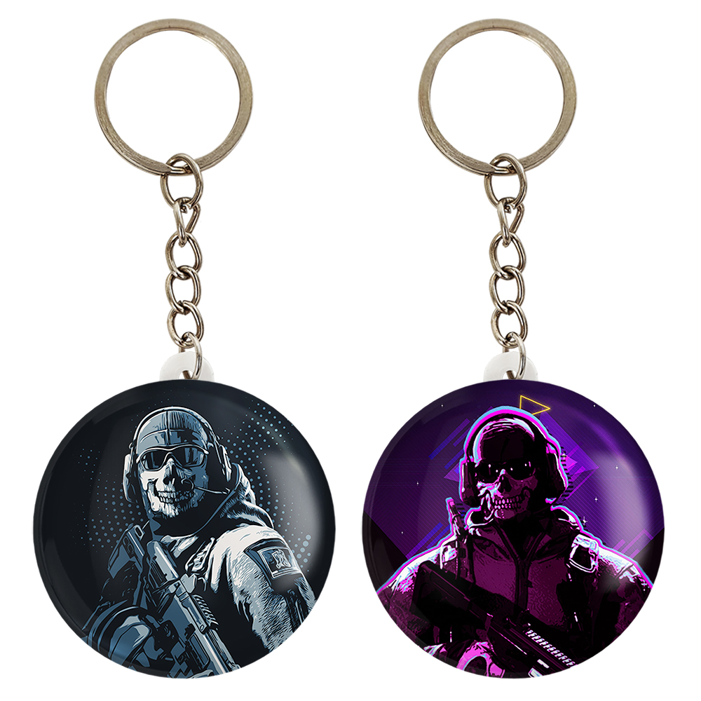 جاکلیدی خندالو مدل Call Of Duty کد 38443845 مجموعه 2 عددی