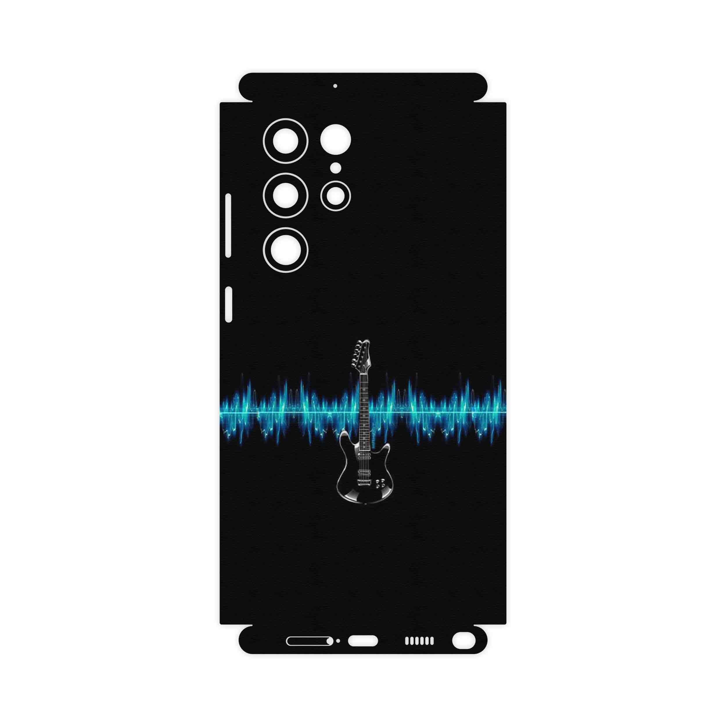 برچسب پوششی ماهوت مدل Electric Guitar-FullSkin مناسب برای گوشی موبایل سامسونگ Galaxy S22 Ultra 5G