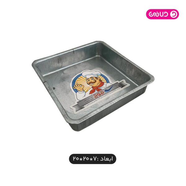 قالب مربع گالوانیزه 7*20*20 موج