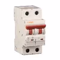 کلید مینیاتوری 10 آمپر دو پل AC کانل کد C10-6KA-2P
