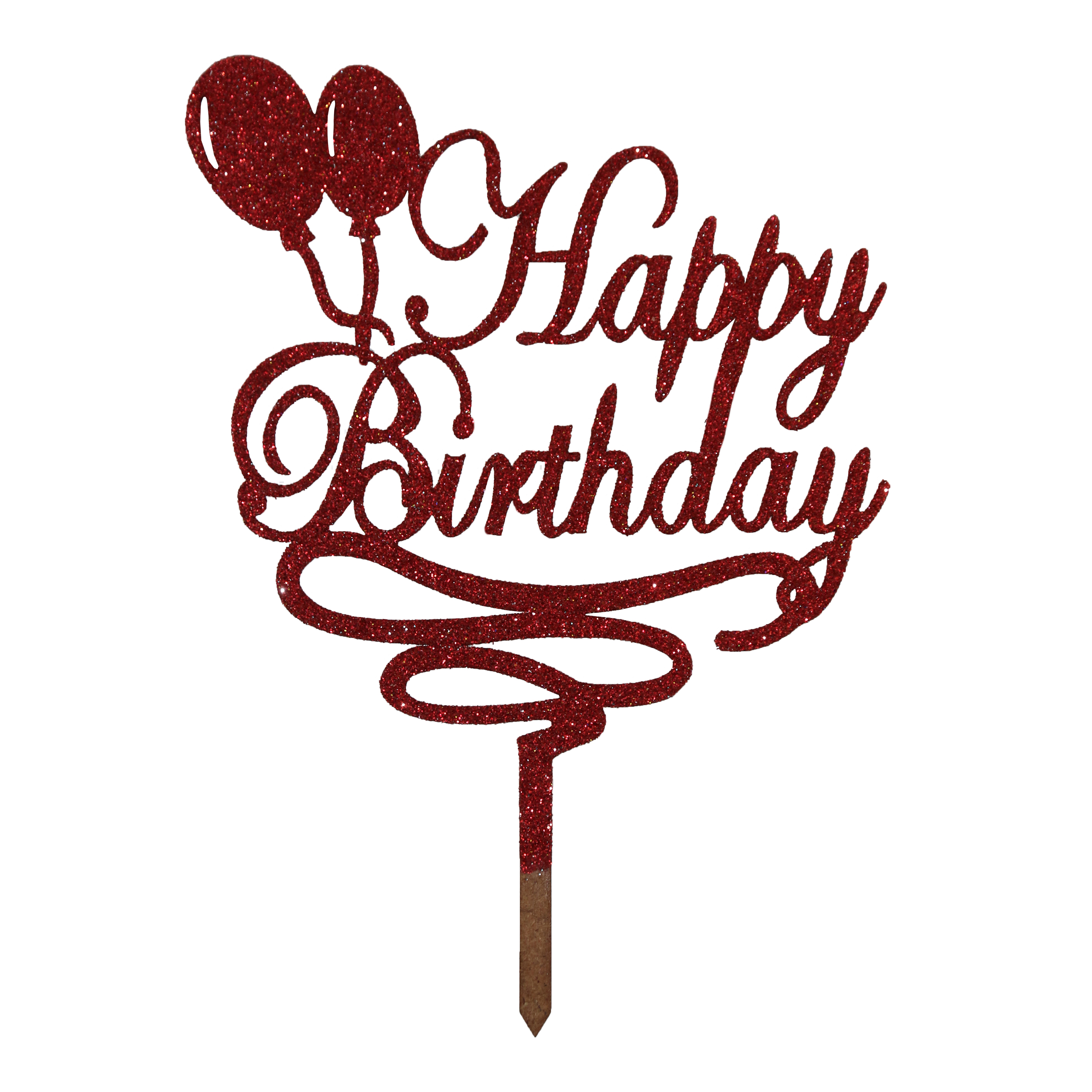 تاپر تزئین کیک مدل HAPPY BIRTH DAY کد TP_01