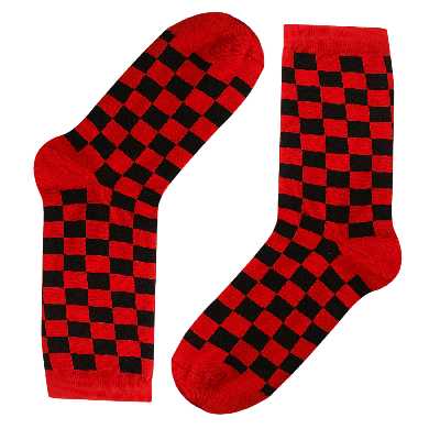 جوراب مدل شطرنجی R01