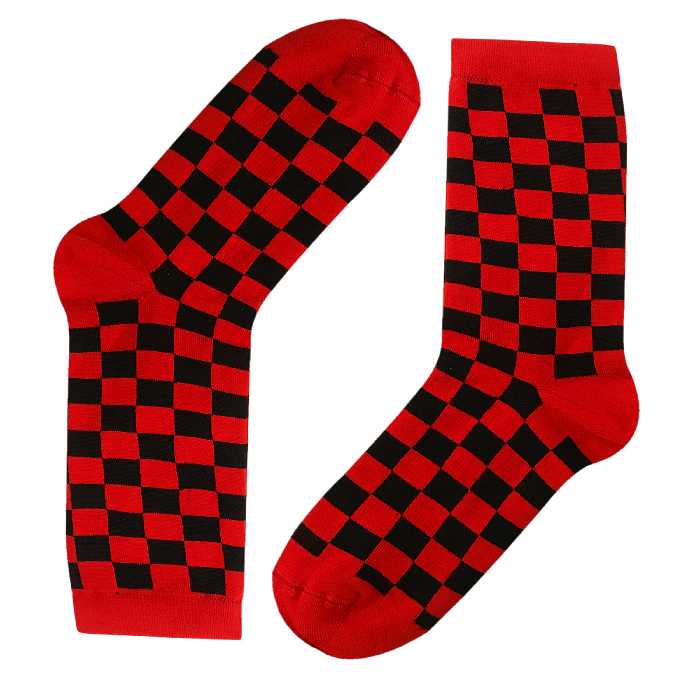 جوراب مدل شطرنجی R01