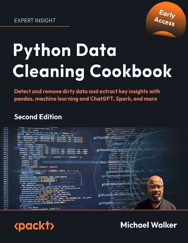 خرید و دانلود نسخه کامل کتاب Python Data Cleaning Cookbook - Second Edition (Early Access)