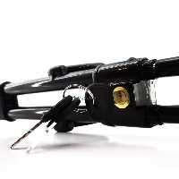 قفل فرمان دسته دار دوبل چنگکی  کد776