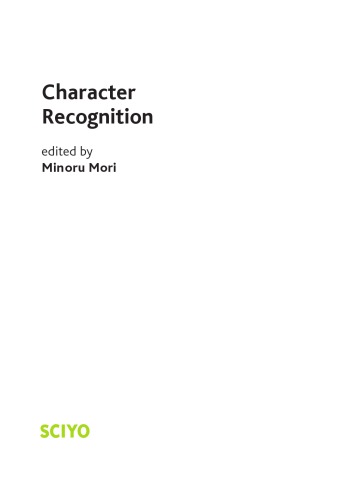 خرید و دانلود نسخه کامل کتاب Character Recognition - PDF