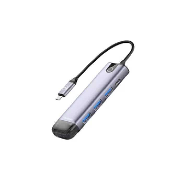 هاب 5 پورت TYPE-C مک دو‌دو مدل HU-7750