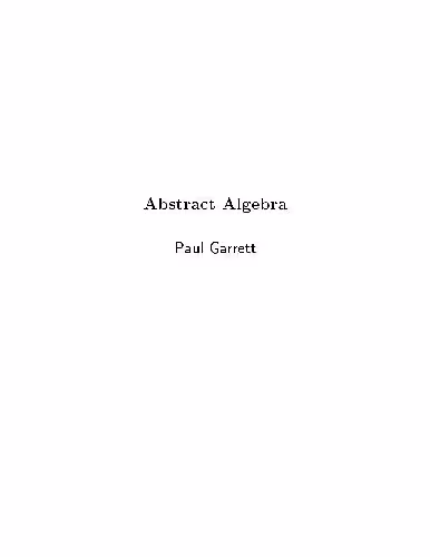 خرید و دانلود نسخه کامل کتاب Abstract Algebra