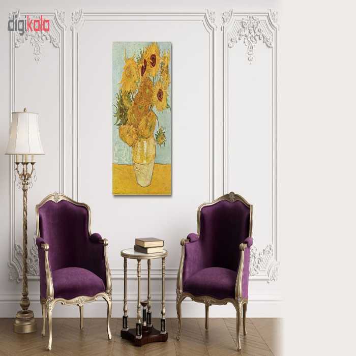 تابلو شاسی طرح گل‌های آفتابگردان کد LAV-61