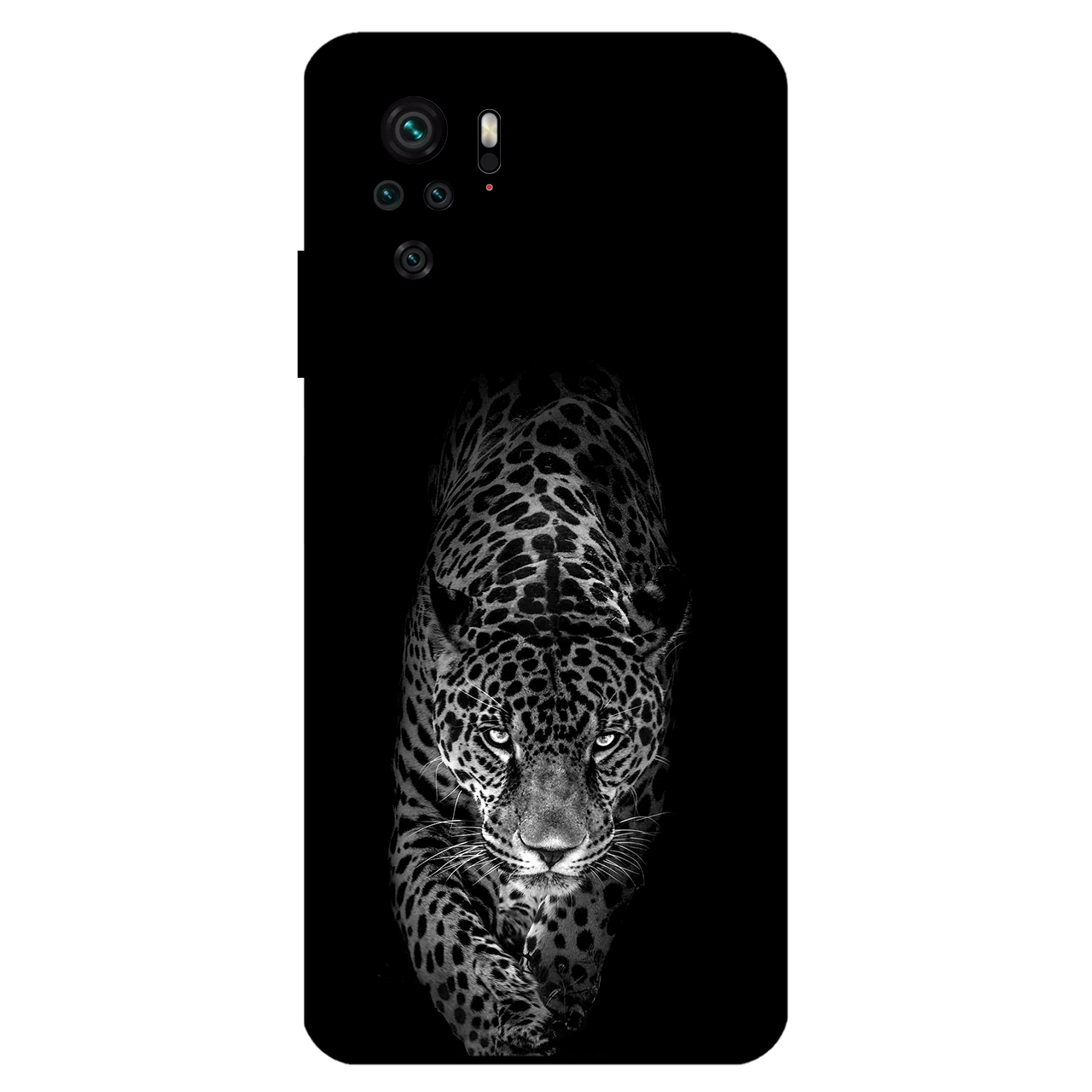 کاور مگافون طرح پلنگ مدل 1879 مناسب برای گوشی موبایل شیائومی Redmi Note 10 4G / 10S 4G