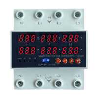 محافظ ولتاژ و جریان سه فاز 63 آمپر JBH مدل CVP-SP کد P44063A1
