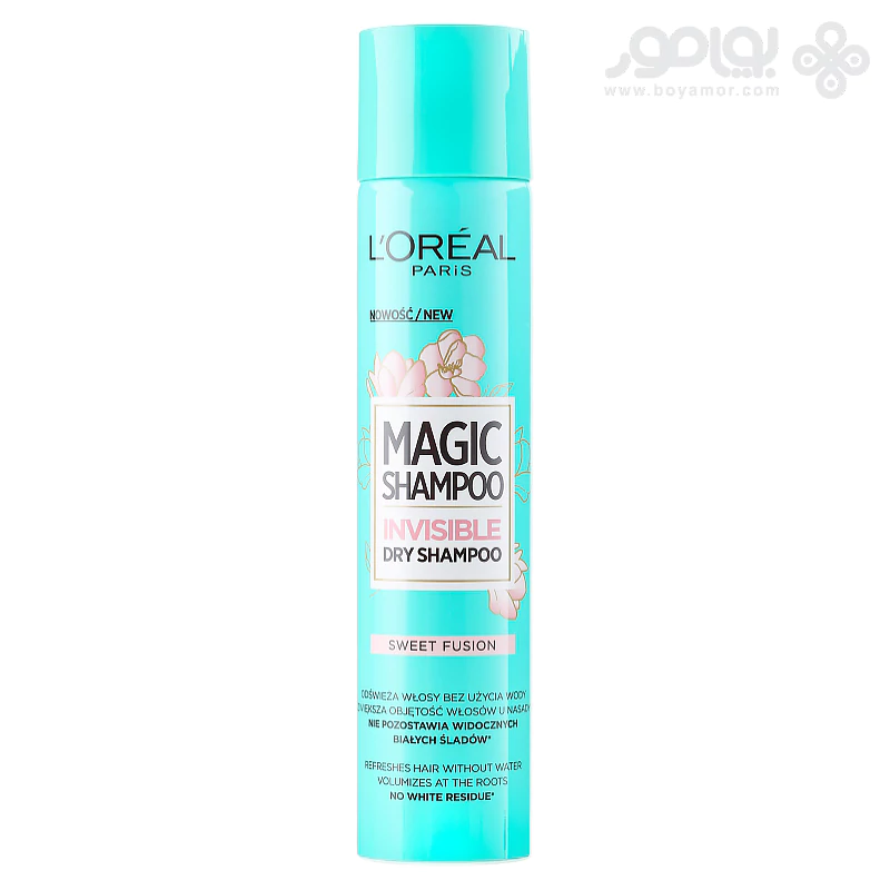 شامپو خشک لورال MAGIC مدل SWEET FUSION حجم 200 میل