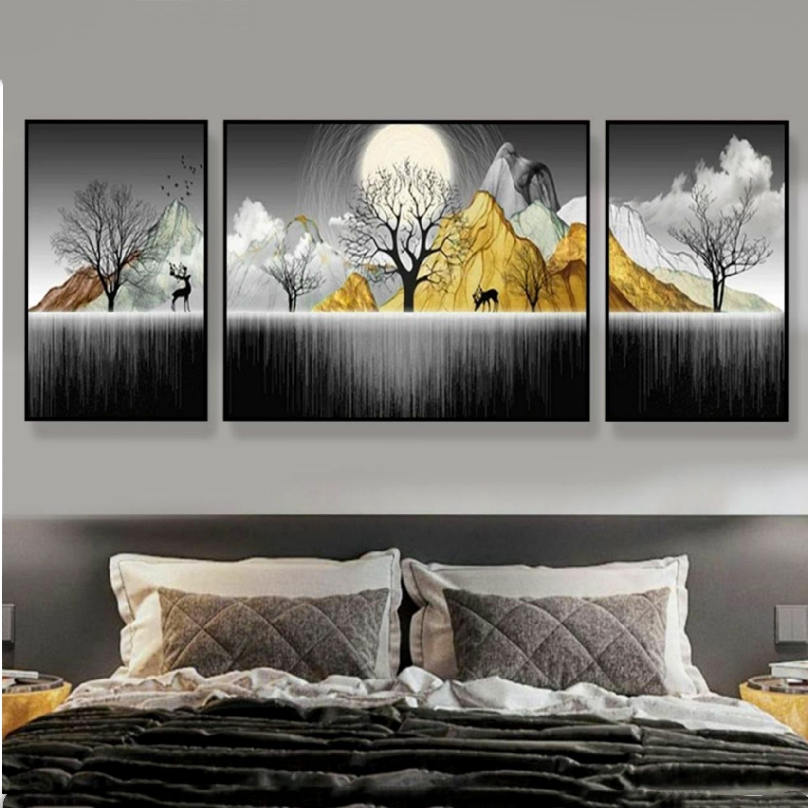 تابلو دکوراتیو 3تیکه کد967