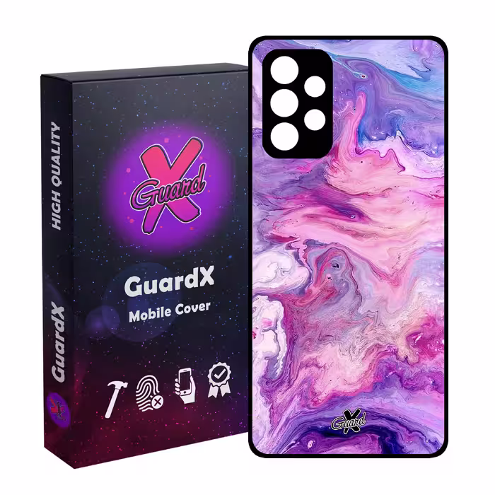کاور گارد ایکس طرح ماربل مدل Glass10303 مناسب برای گوشی موبایل سامسونگ Galaxy A52