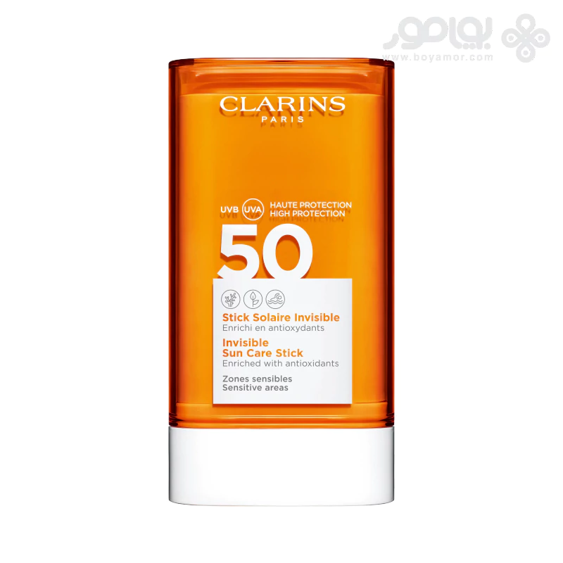 ضد آفتاب استیکی کلارنس SPF50 مدل INVISIBLE وزن 17 گرم