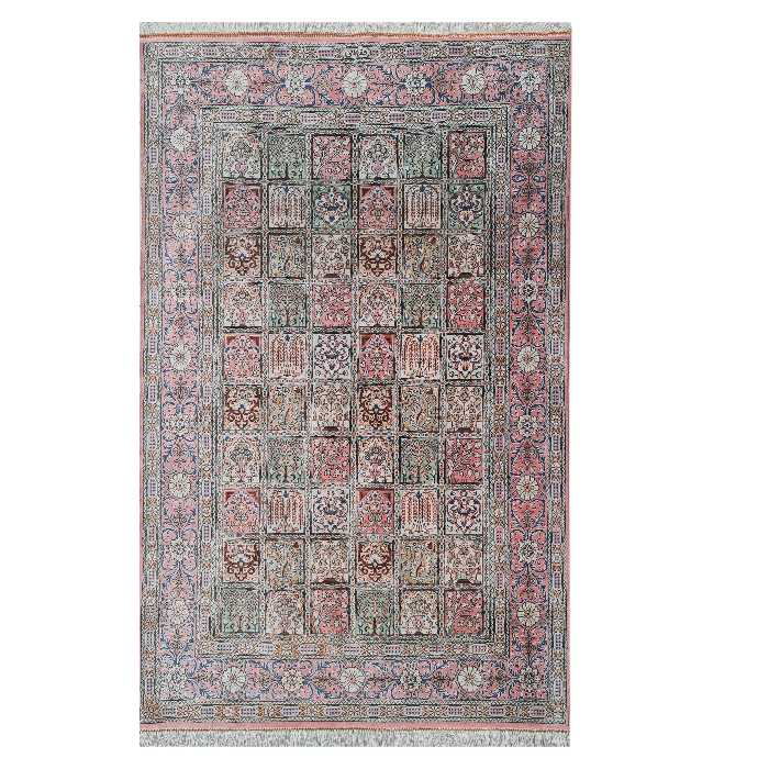 فرش دستبافت یک و نیم متری کد 1190