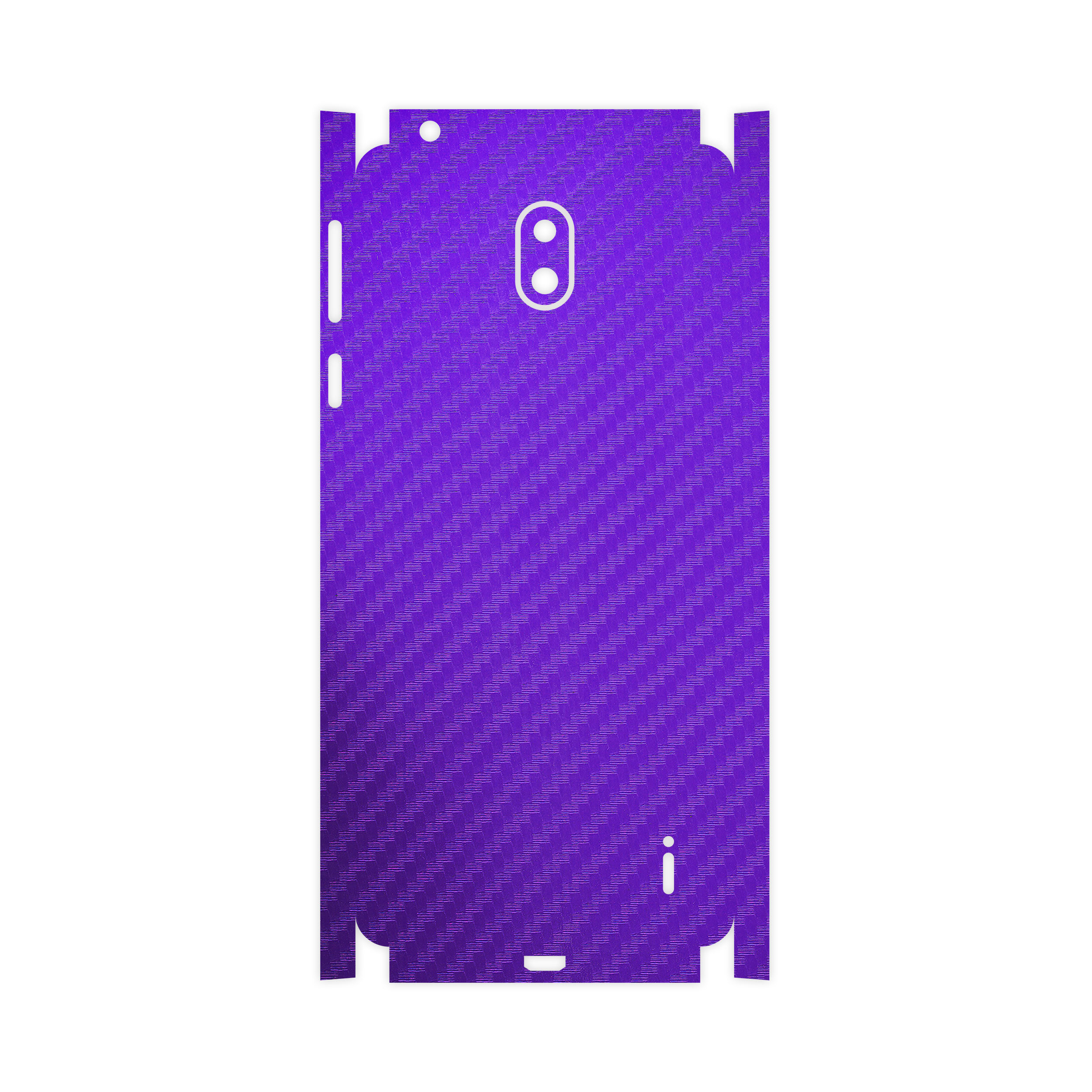 برچسب پوششی ماهوت مدل Purple-Fiber-FullSkin مناسب برای گوشی موبایل نوکیا 1 Plus