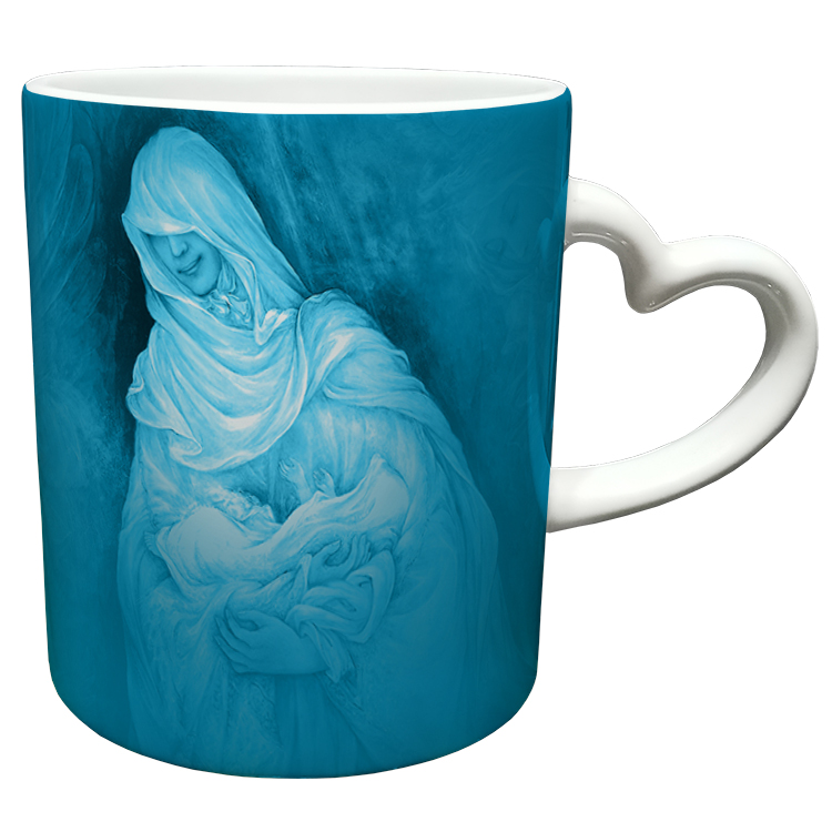 ماگ مدل دسته قلبی طرح روز مادر کد 96