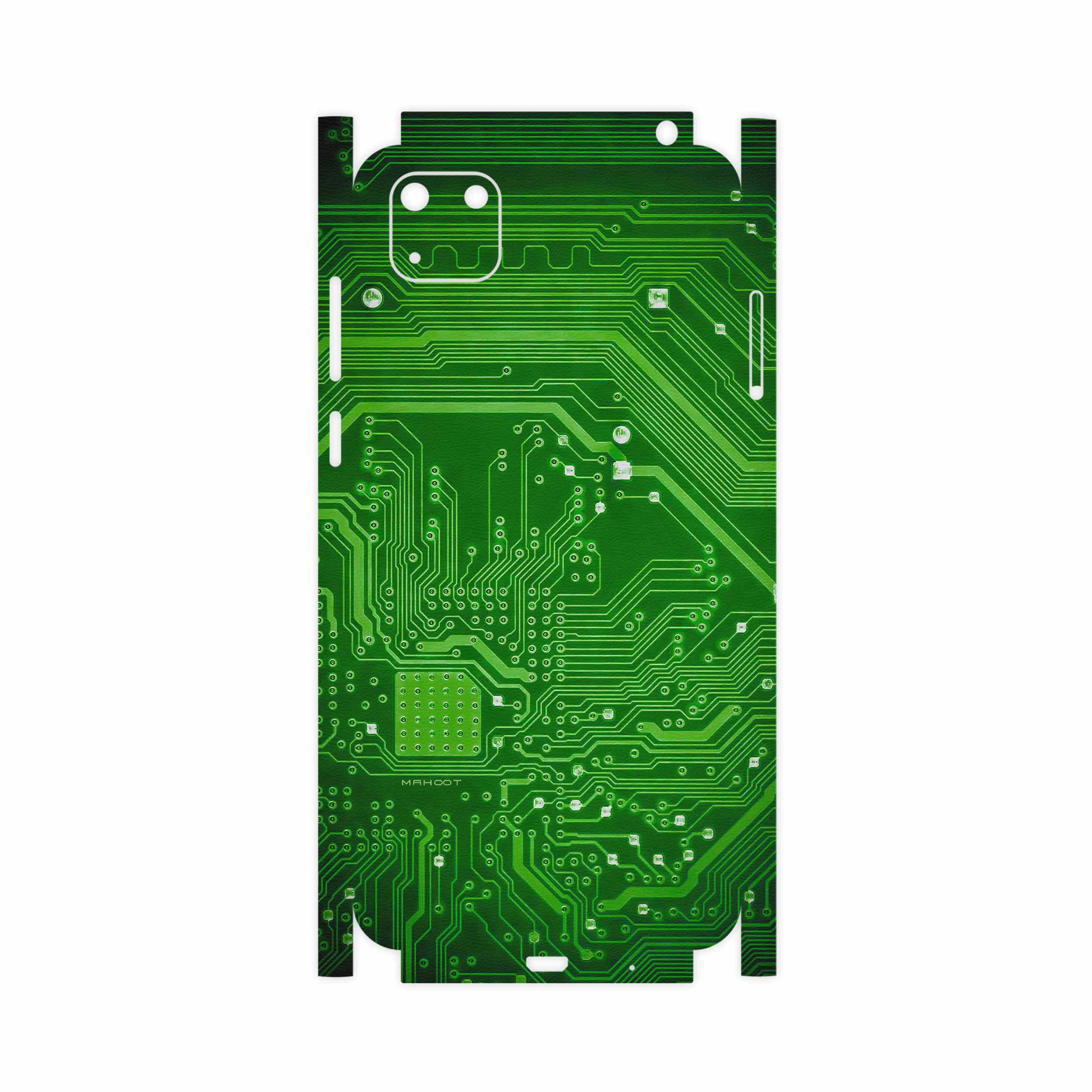 برچسب پوششی ماهوت مدل Green Printed Circuit Board-FullSkin مناسب برای گوشی موبایل هوآوی Y5p