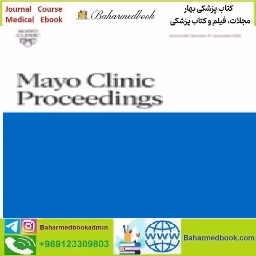 Mayo Clinic Proceedings Volume 97 Issue 1 to 12 2022 TRUE
