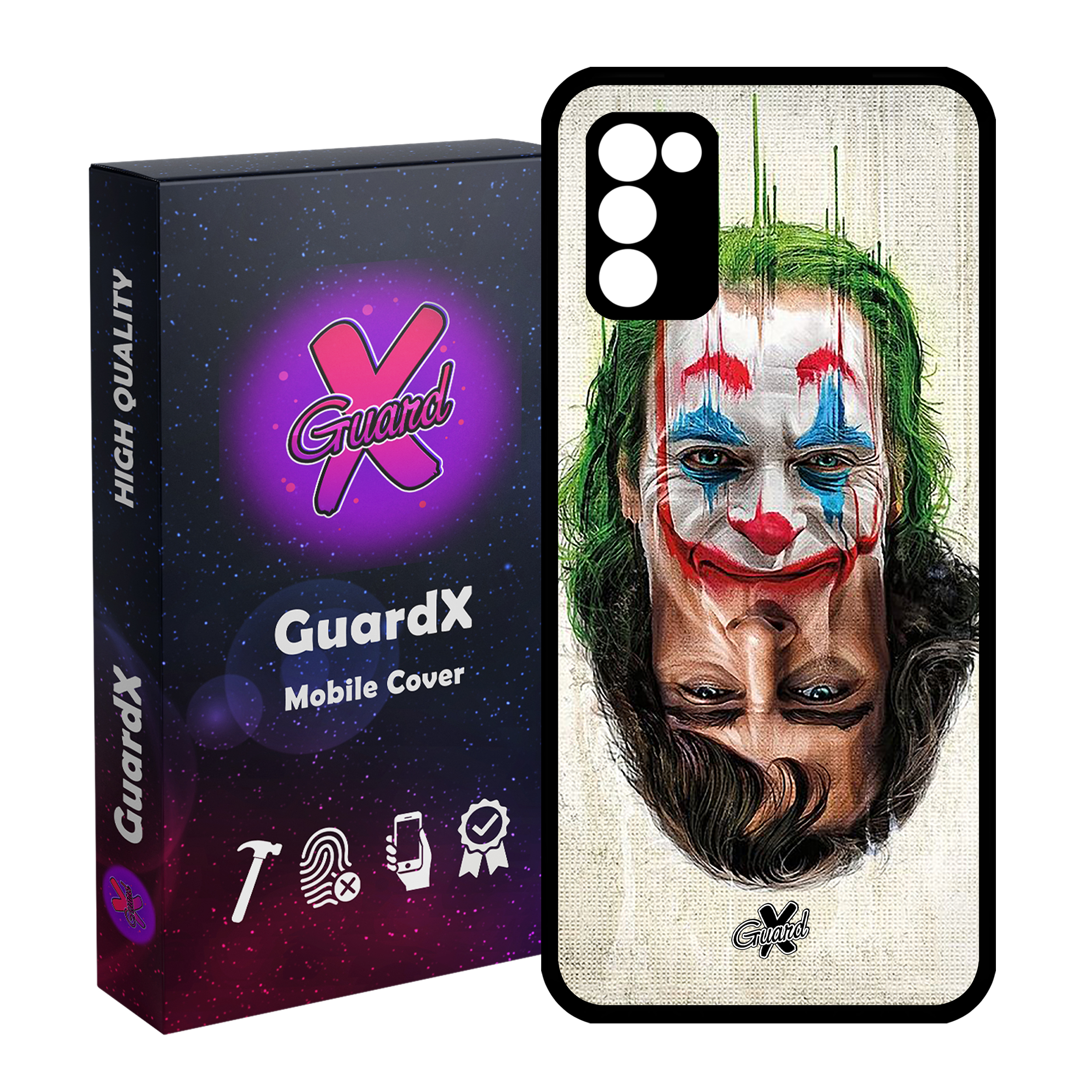 کاور گارد ایکس طرح Joker مدل Glass10097 مناسب برای گوشی موبایل سامسونگ Galaxy A02s / M02s