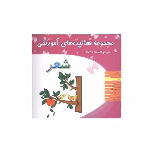 کتاب مجموعه فعالیت های آموزشی (شعر)(2/5 تا 3) اثر نبی الله صادقیان