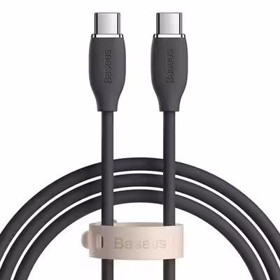 کابل USB-C باسئوس مدل JELLY LIQUID SILICA GEL 100W طول 2 متر