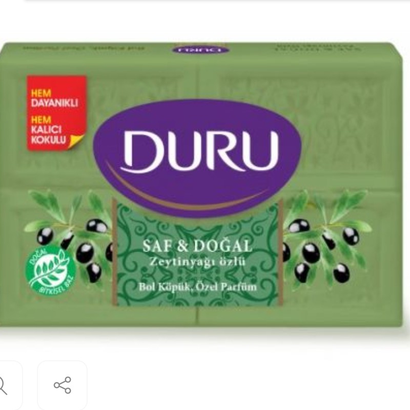 صابون حمام دورو حاوی روغن زیتون ارگانیک بسته 4 عددی