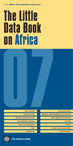 خرید و دانلود نسخه کامل کتاب The Little Data Book on Africa 2007