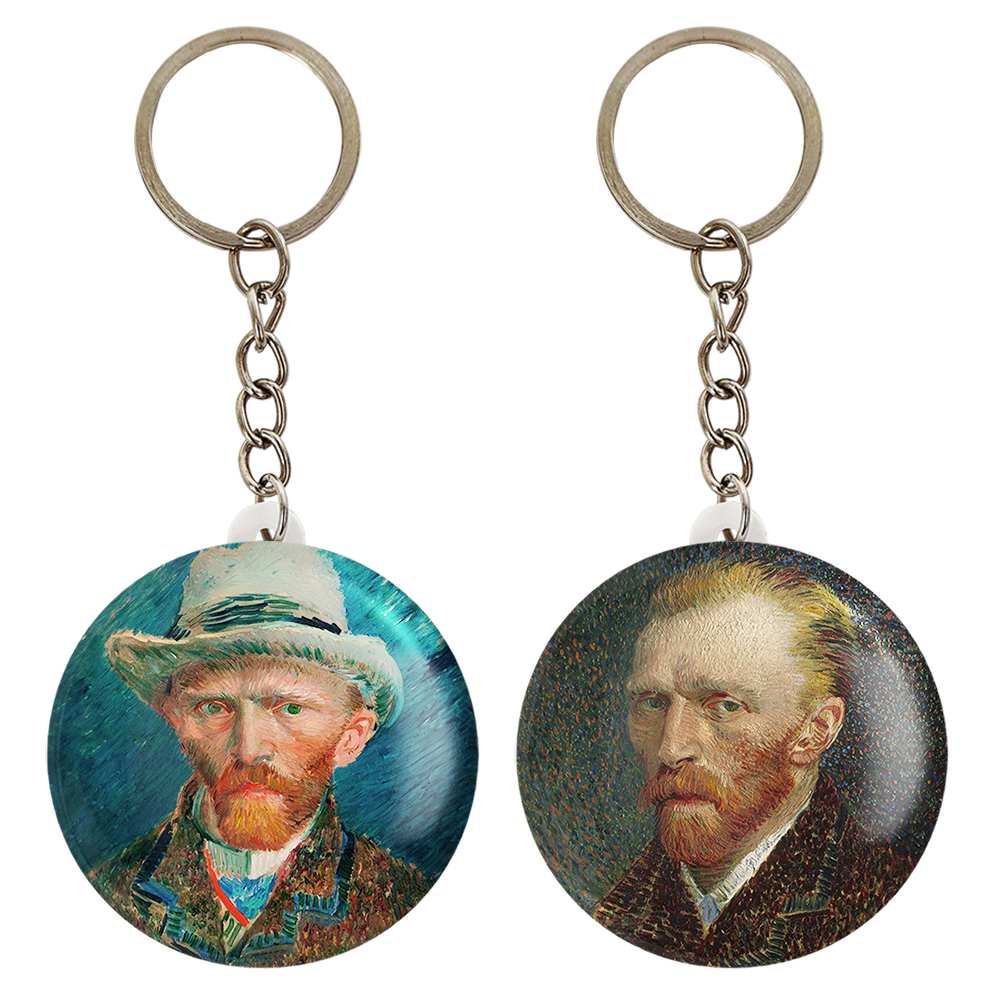 جاکلیدی خندالو مدل پرتره ونگوگ کد 37273728 مجموعه 2 عددی