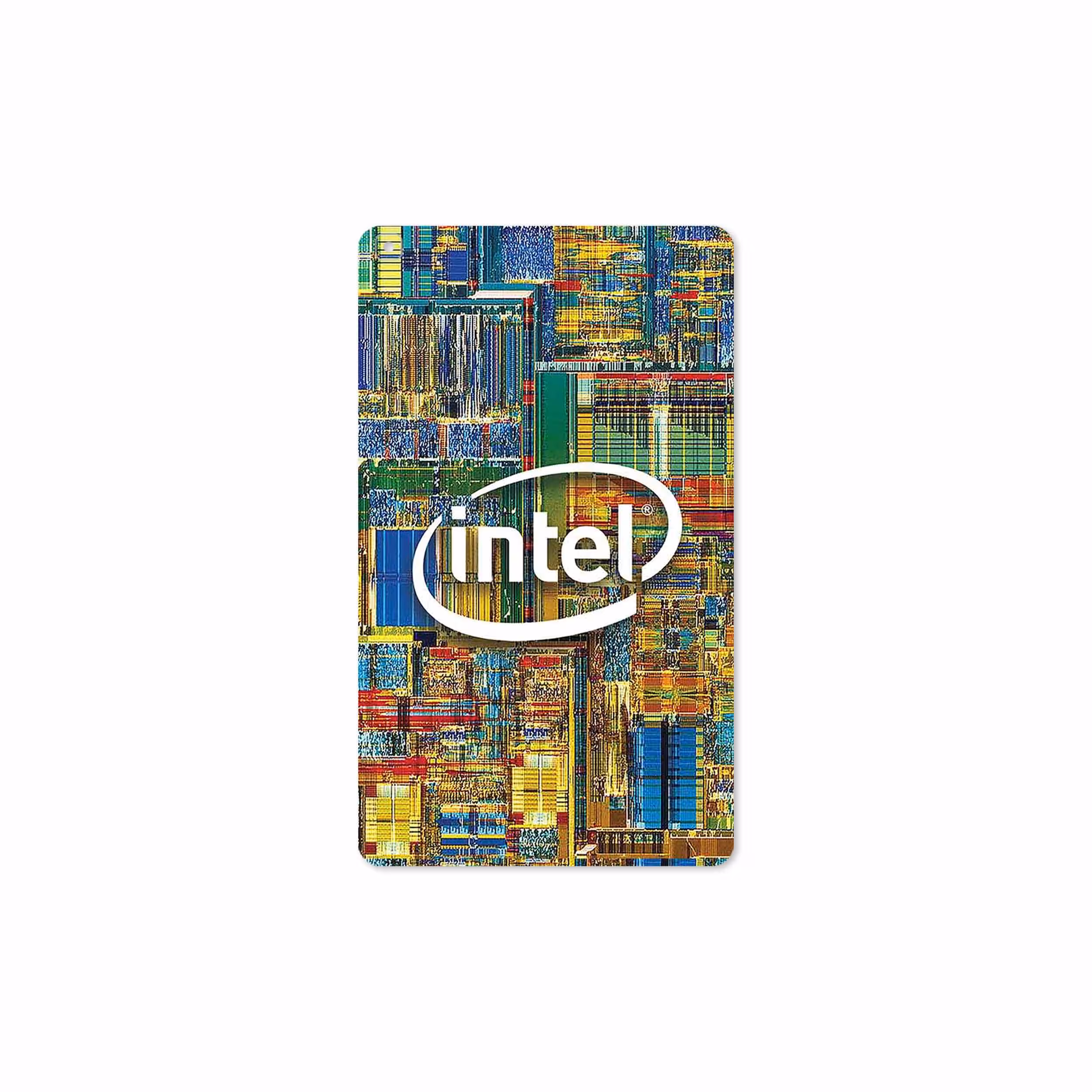 برچسب پوششی ماهوت مدل Intel Brand مناسب برای تبلت سامسونگ Galaxy Tab A 8.0 2019 T290