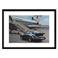 قیمت و خرید تابلو دکوراتیو مدل نقاشی خودرو کلاسیک کد 1392