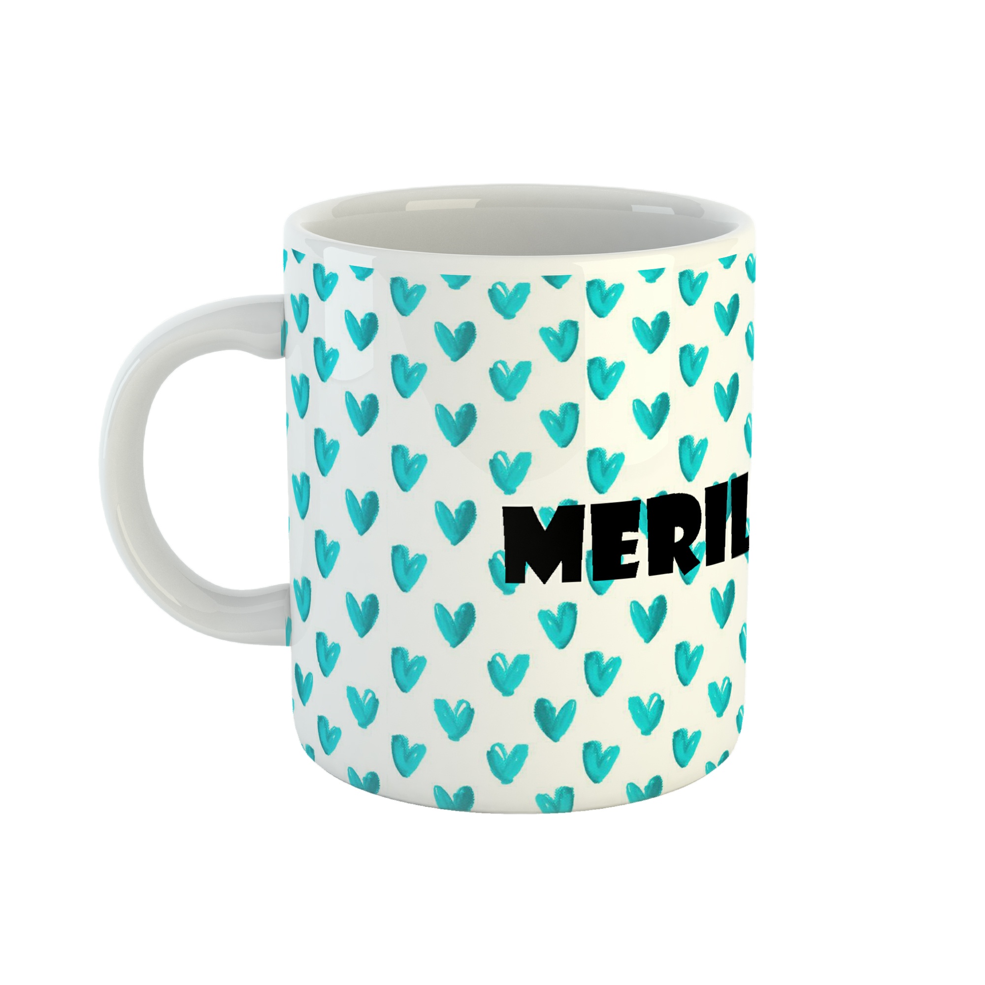 ماگ طرح اسم مریلا مدل قلب کد 704