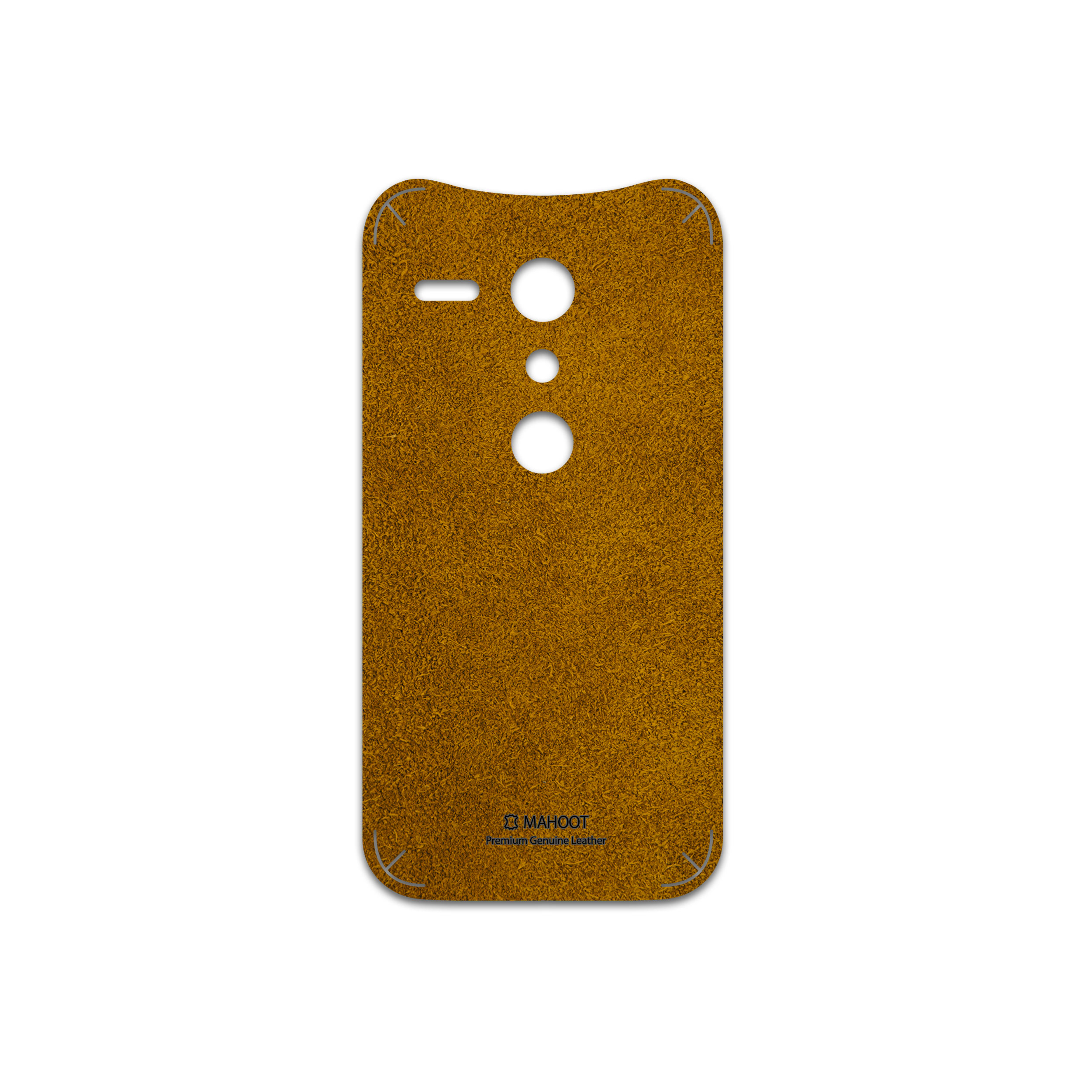 برچسب پوششی ماهوت مدل Brown-Chamois-Leather مناسب برای گوشی موبایل موتورولا Moto G
