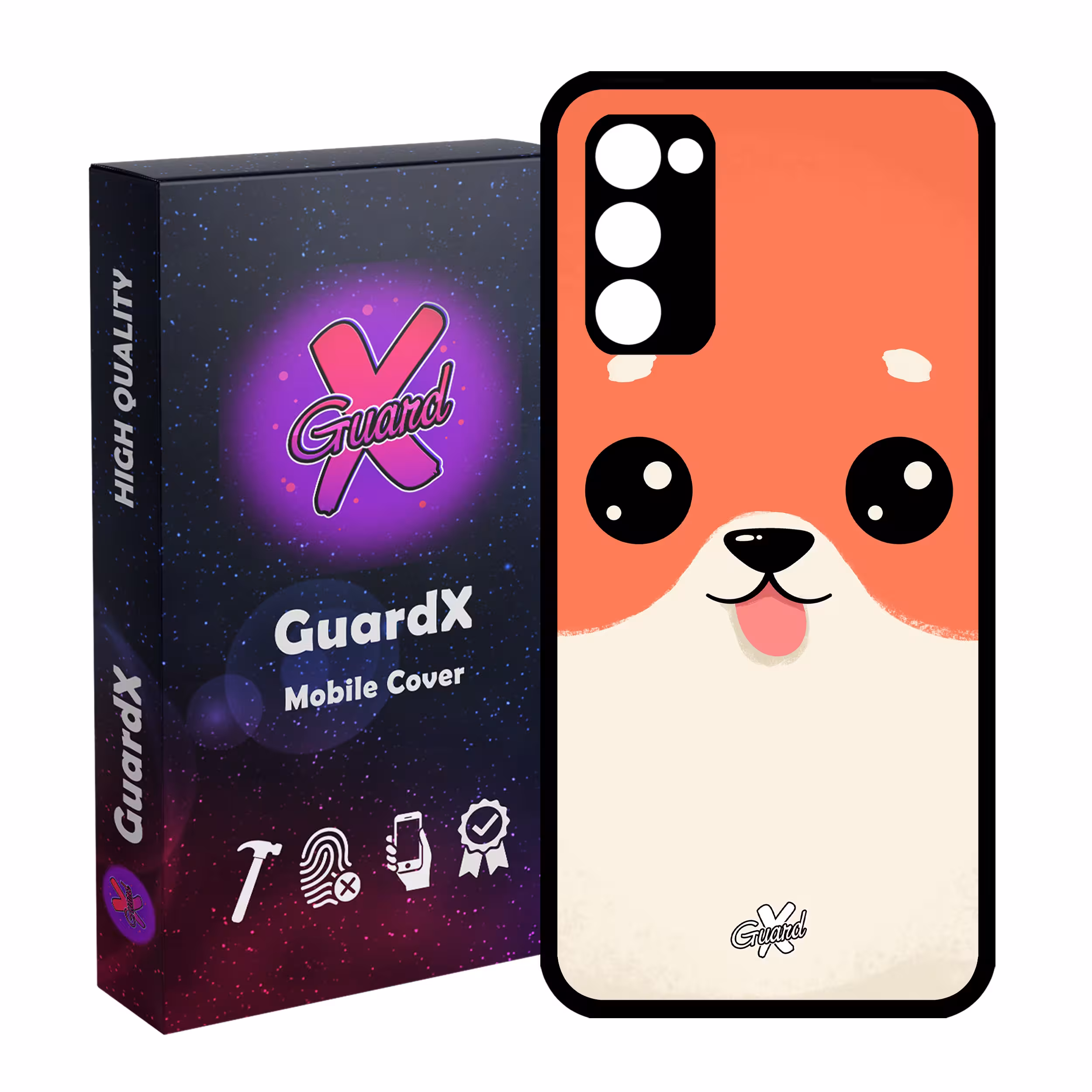 کاور گارد ایکس طرح Pet مدل Glass10186 مناسب برای گوشی موبایل سامسونگ Galaxy S20 FE