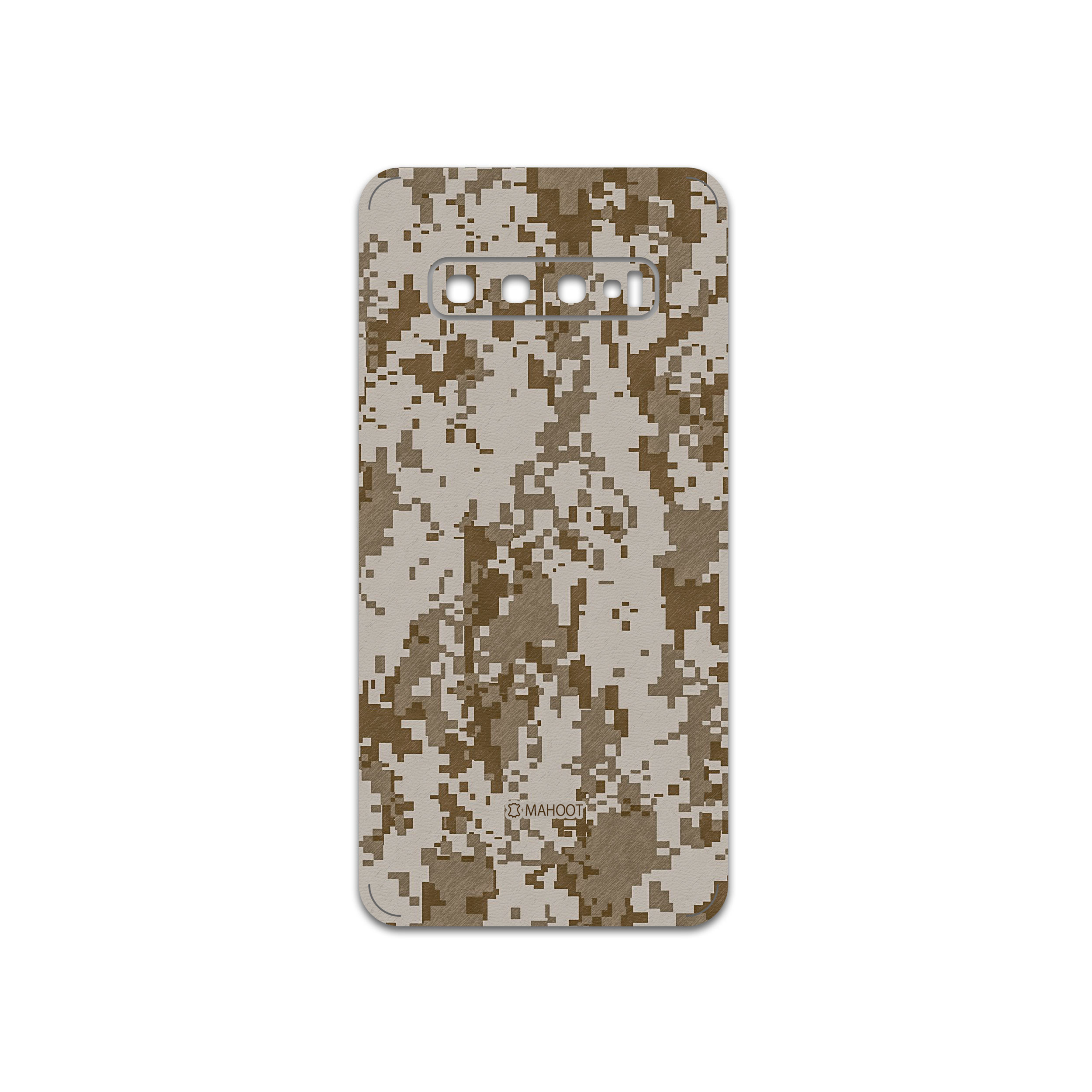 برچسب پوششی ماهوت مدل Army-Desert-Pixel مناسب برای گوشی موبایل سامسونگ Galaxy S10