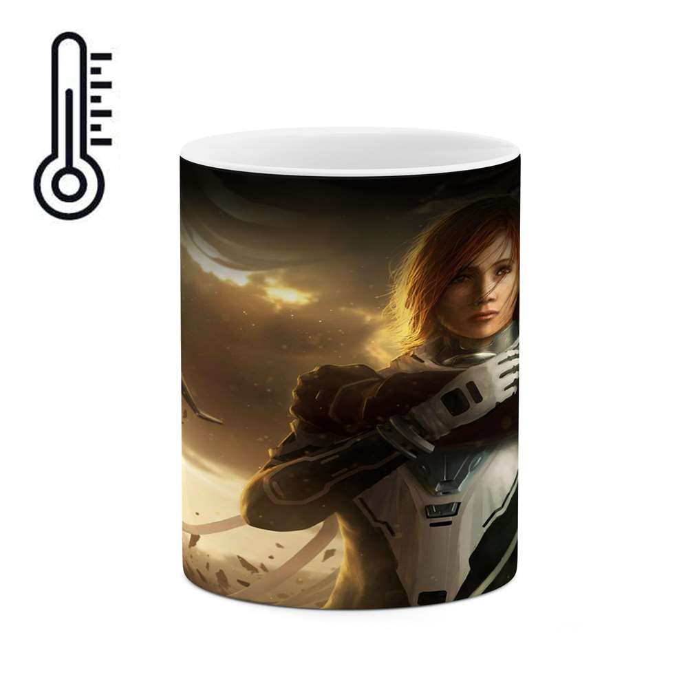 ماگ حرارتی کاکتی طرح انیمه مدل mgh12954