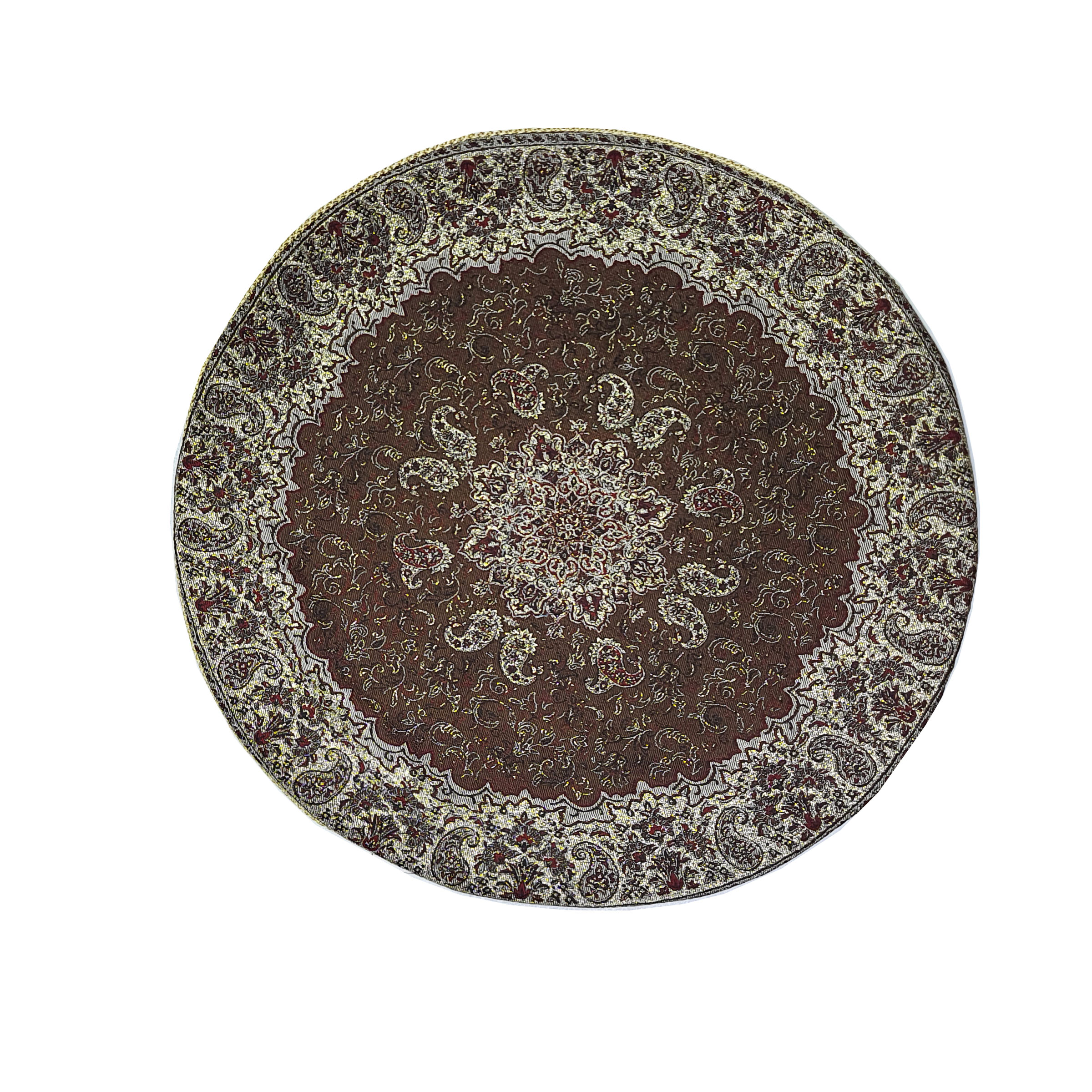 رومیزی ترمه مدل بته جقه کد GBRW43