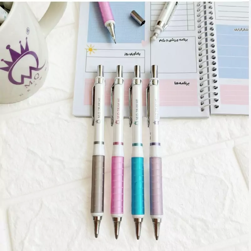 اتود ام کیو MQ نوک 0.5 و 0.7 و 0.9 مدادنوکی رنگ پاستلی