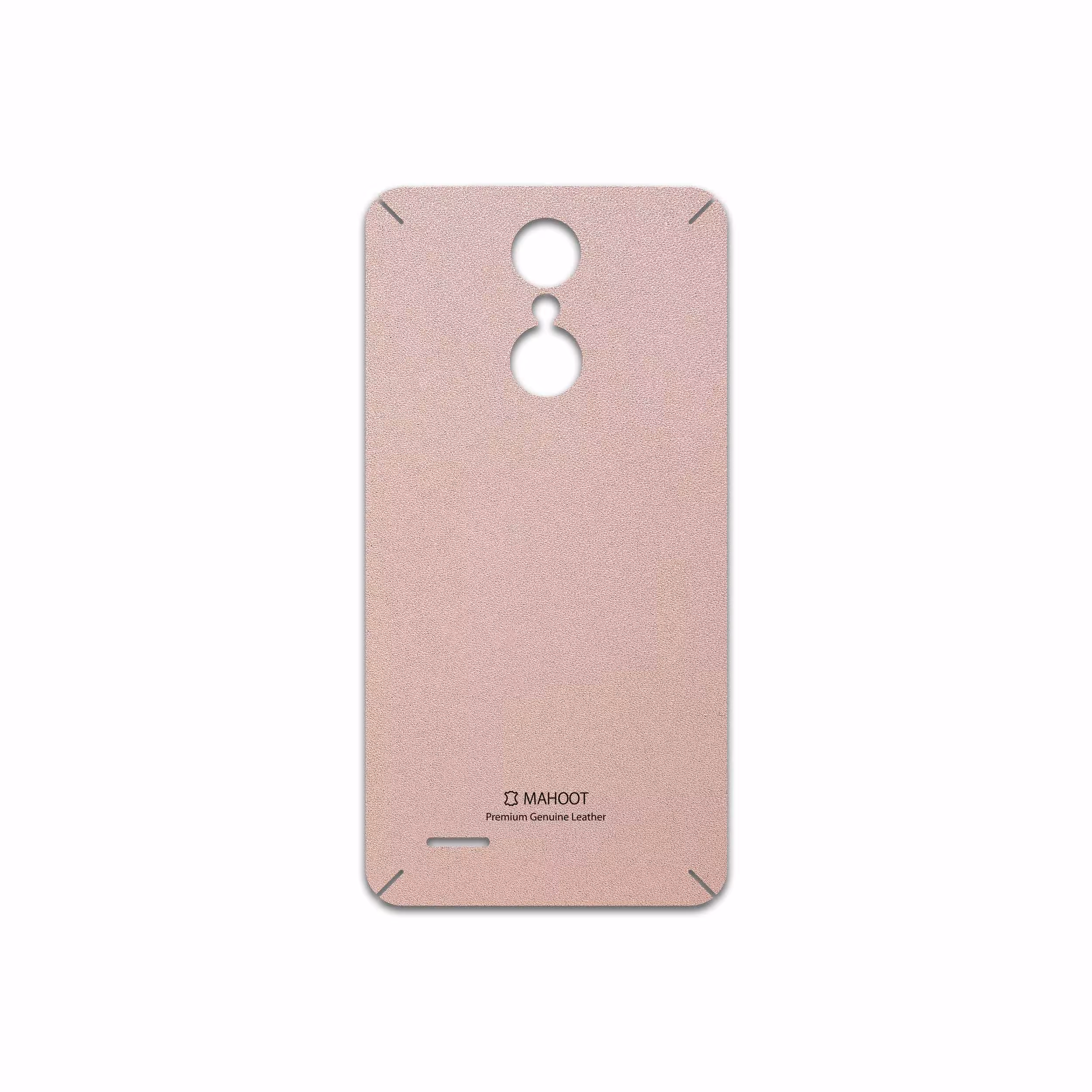 برچسب پوششی ماهوت مدل Rose Gold Leather مناسب برای گوشی موبایل ال جی K8 2017